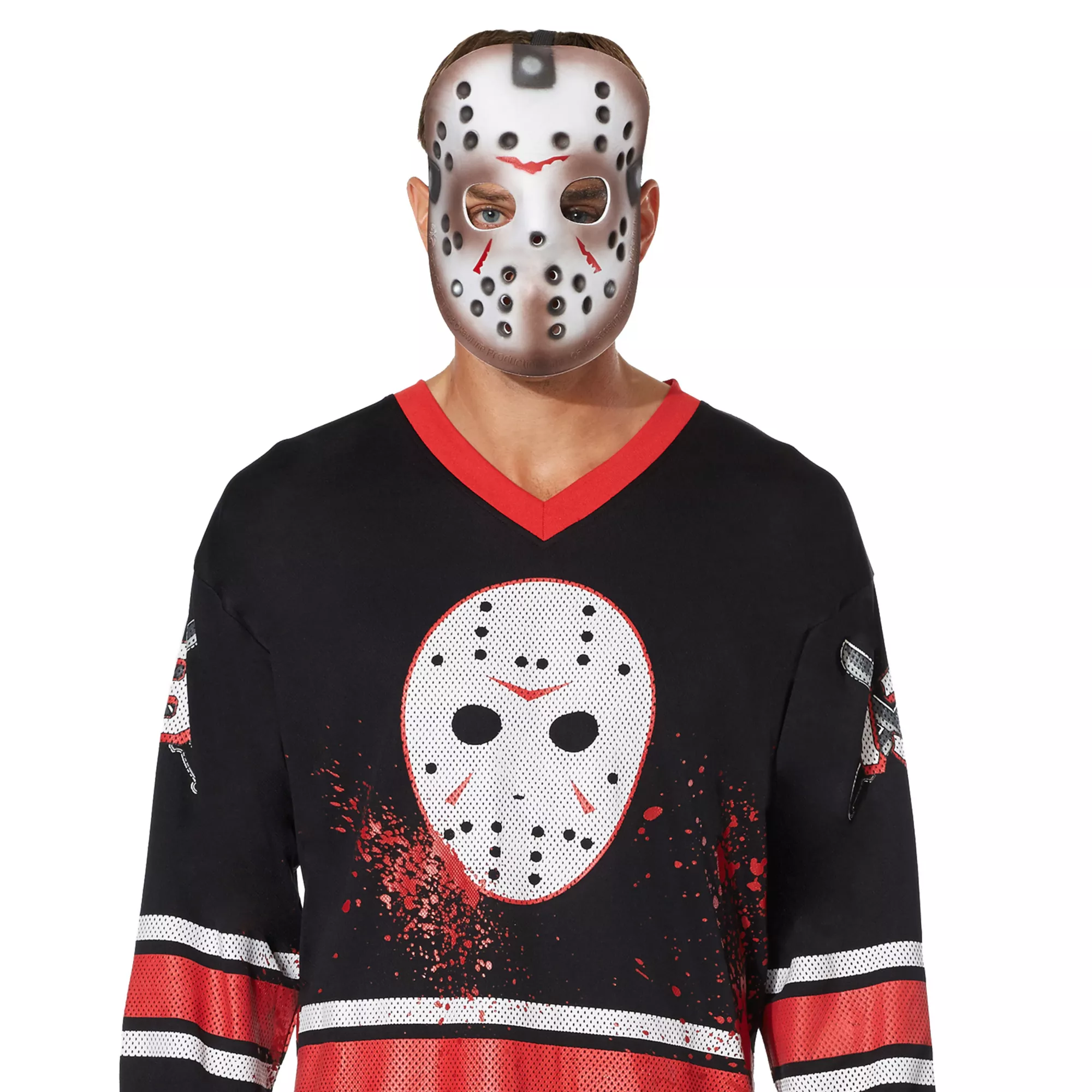 Jason Voorhees Hockey Half Mask - Friday the 13th at Spencer's