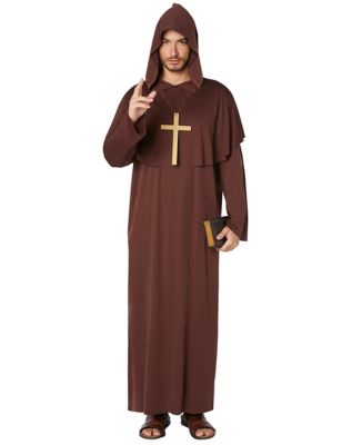 Monk Robe Medieval Religious Halloween Costume | ubicaciondepersonas ...