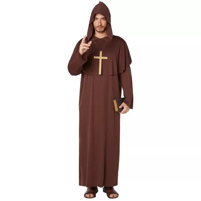 Adult Brown Monk Costume - Spirithalloween.com