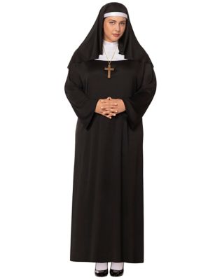 Adult Nun Plus Size Costume - Spirithalloween.com