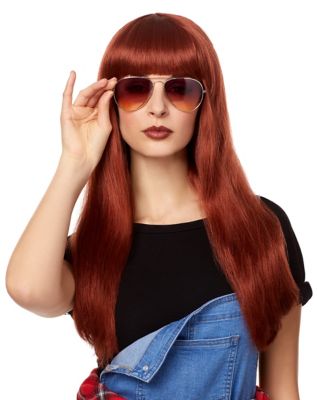 Auburn wigs shop with bangs