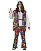 Adult Hippy Dippy Man Hippie Costume
