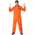 Adult Department of Corrections Prisoner One Piece Costume at Spirit Halloween