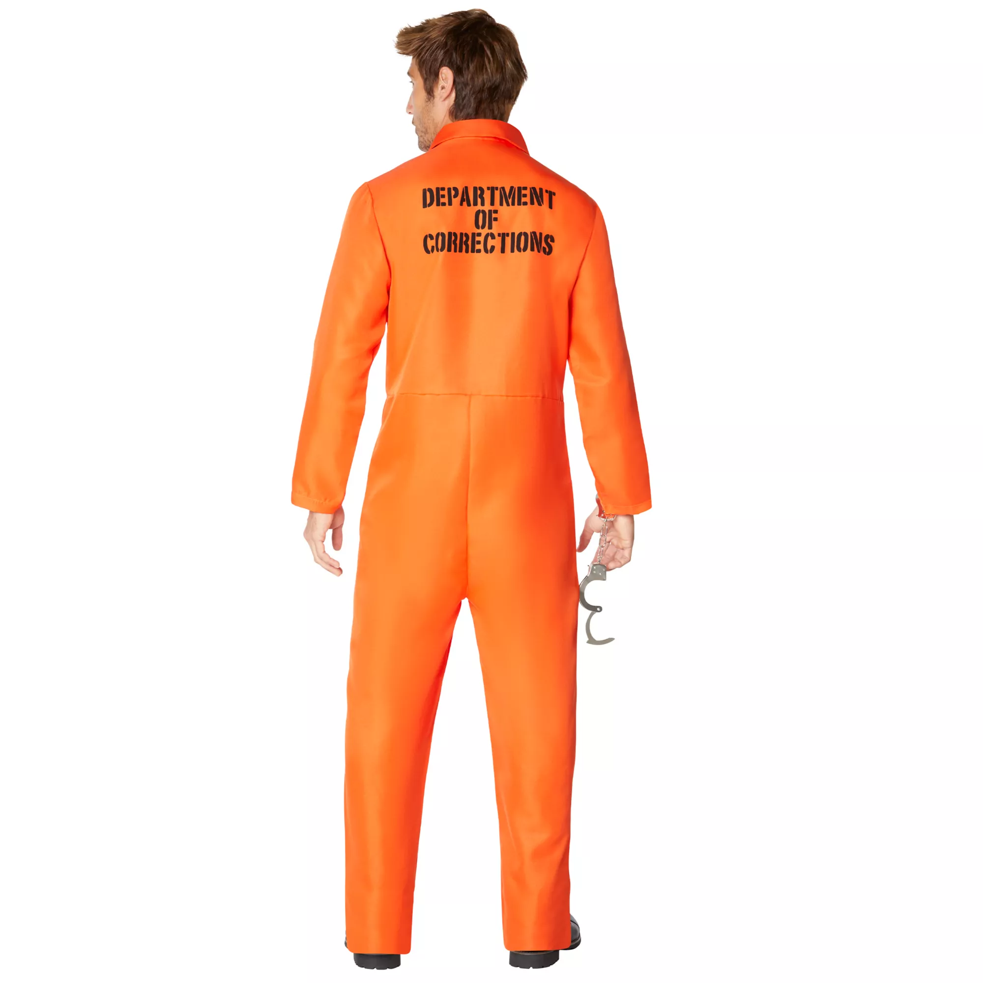 Adult Department of Corrections Prisoner One Piece Costume at Spirit Halloween