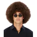 Brown Curly Wig at Spirit Halloween
