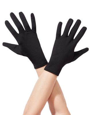 Short Black Gloves - Spirithalloween.com