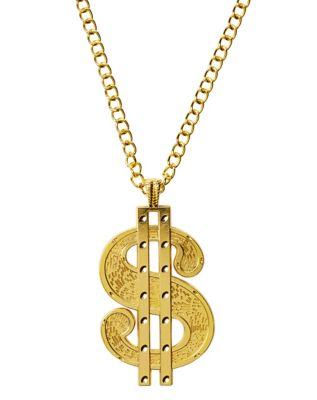 Giant Gold Neck Chain Plastic Imitation Gold Rapper Hip Hop