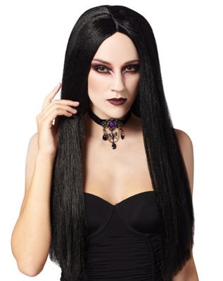 Long Adult Black Wig