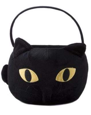 Plush Cat Candy Bucket - Spirithalloween.com