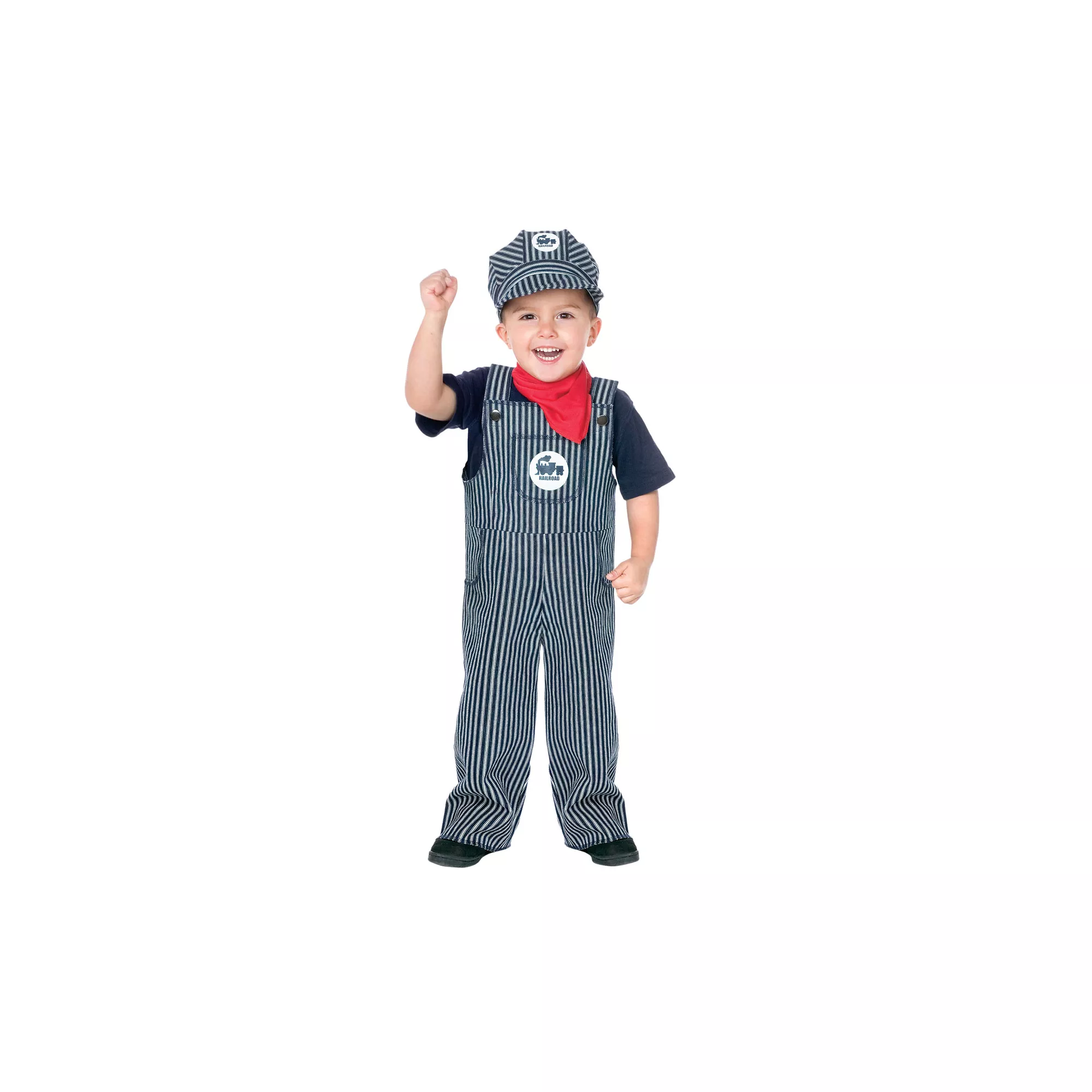 Toddler Train Engineer One Piece Costume at Spirit Halloween