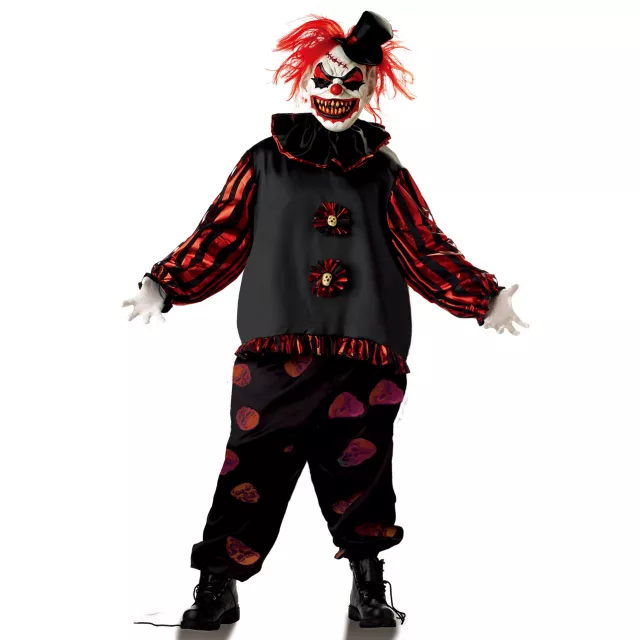 Adult Red Carver the Clown Costume - Spirithalloween.com