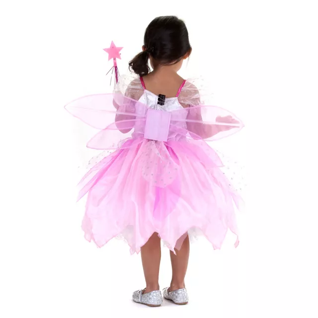 Kids Light-Up Pink Fairy Costume at Spirit Halloween