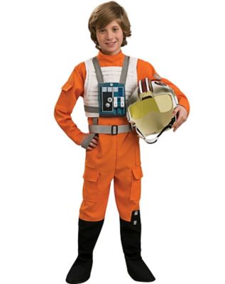 Kids X-Wing Pilot Flight Suit Costume - Star Wars - Spirithalloween.com