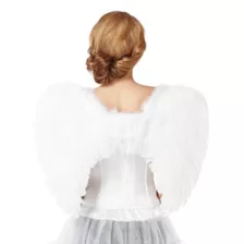 White Faux Feather Wings at Spencer's