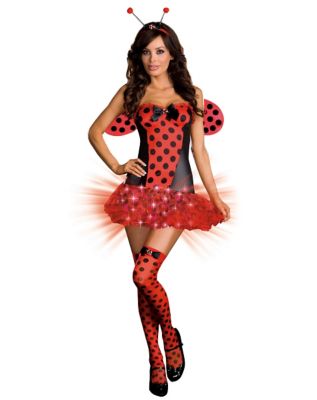 Light Me Up Ladybug Adult Womens Costume