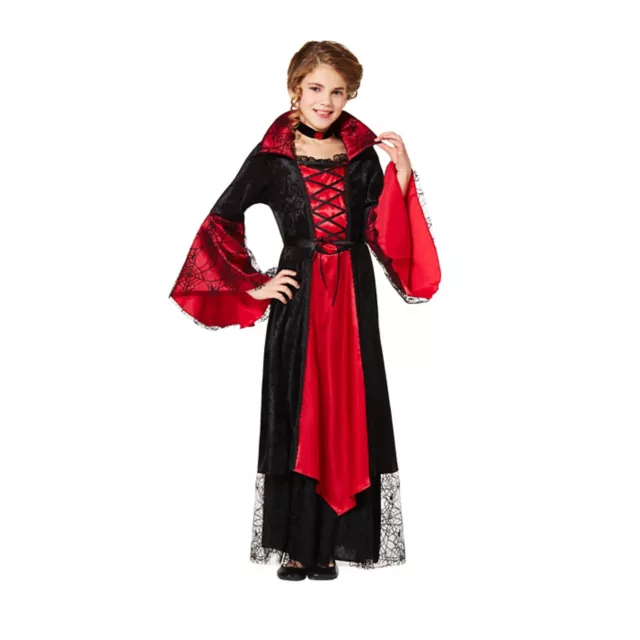Deluxe Vampiress Costume Child Black Red Deluxe Vampiress Costume Child Black Red