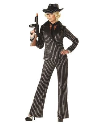 Gangster Girl Adult Womens Costume 