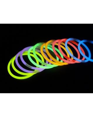  50 Pcs Halloween Glow Stick Bracelets, Glow in the