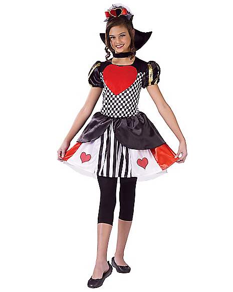 Queen of Hearts Girls Costume - Spirithalloween.com