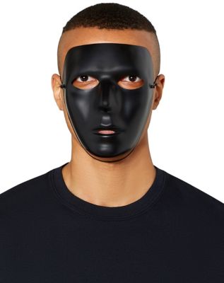 Blank Black Face Half -