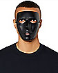 Blank Black Face Half Mask