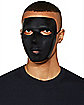 Blank Black Face Half Mask