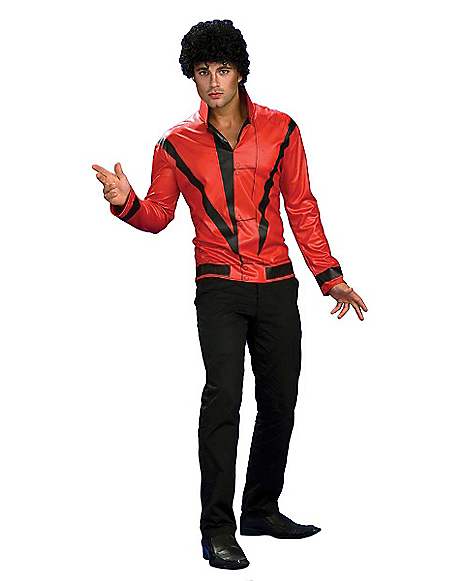 Adult Red Thriller Jacket Costume - Michael Jackson 