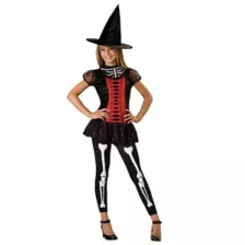 Lucky Witchbone Girls Witch Costume at Spencer's
