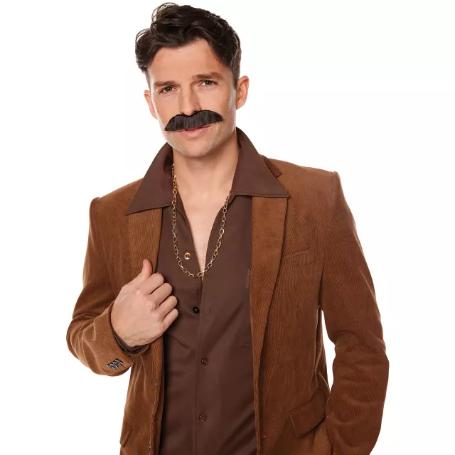 Brown 70's Moustache Brown 70's Moustache