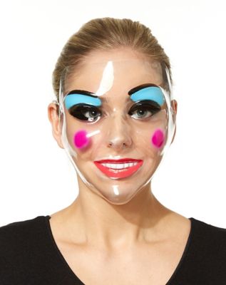 Transparent Mask With Makeup