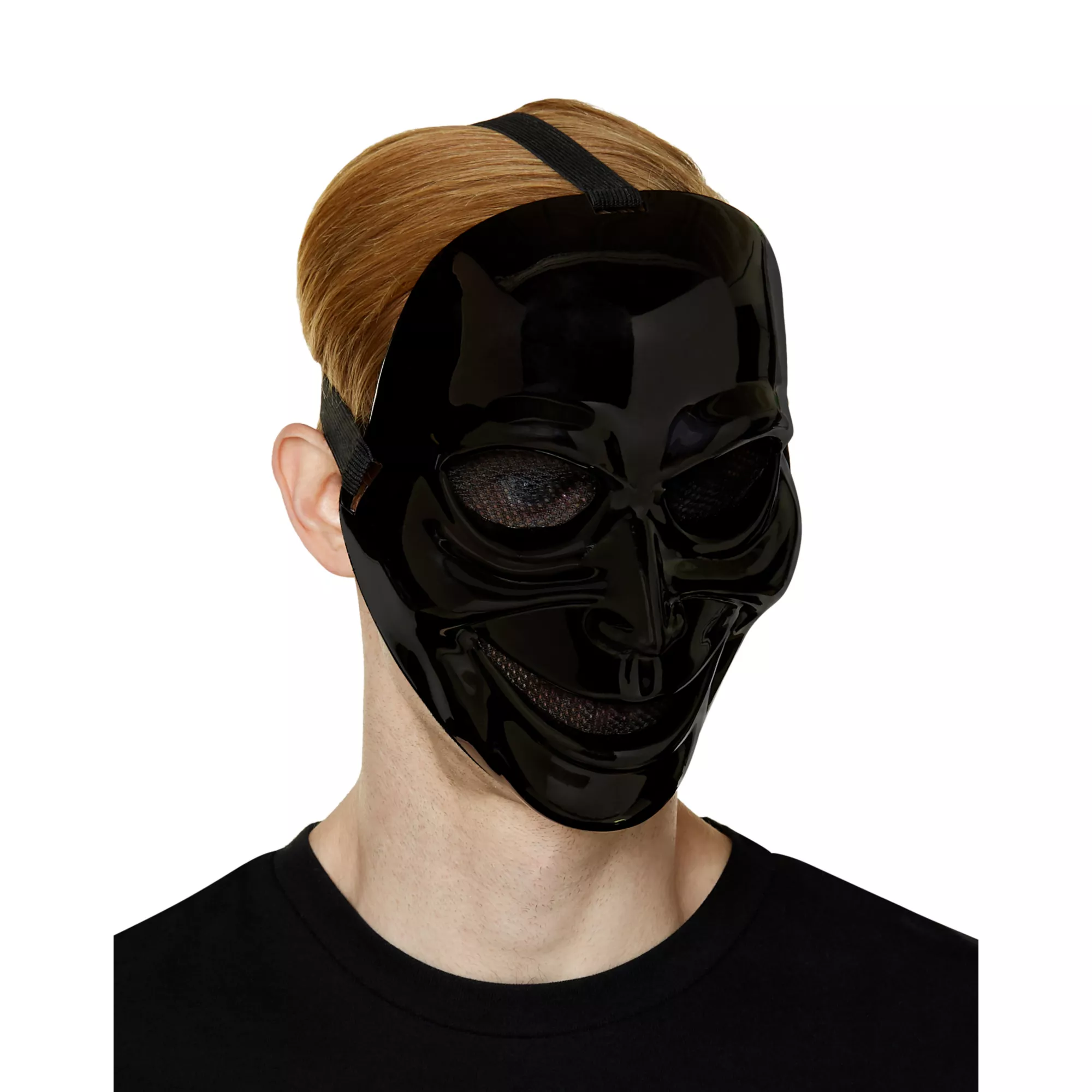Sinister Ghost Half Mask at Spirit Halloween