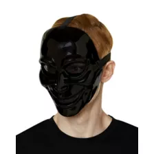 Sinister Ghost Half Mask at Spirit Halloween