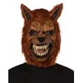 Animotion Brown Werewolf Full Mask at Spencer's
