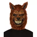 Animotion Brown Werewolf Full Mask at Spencer's