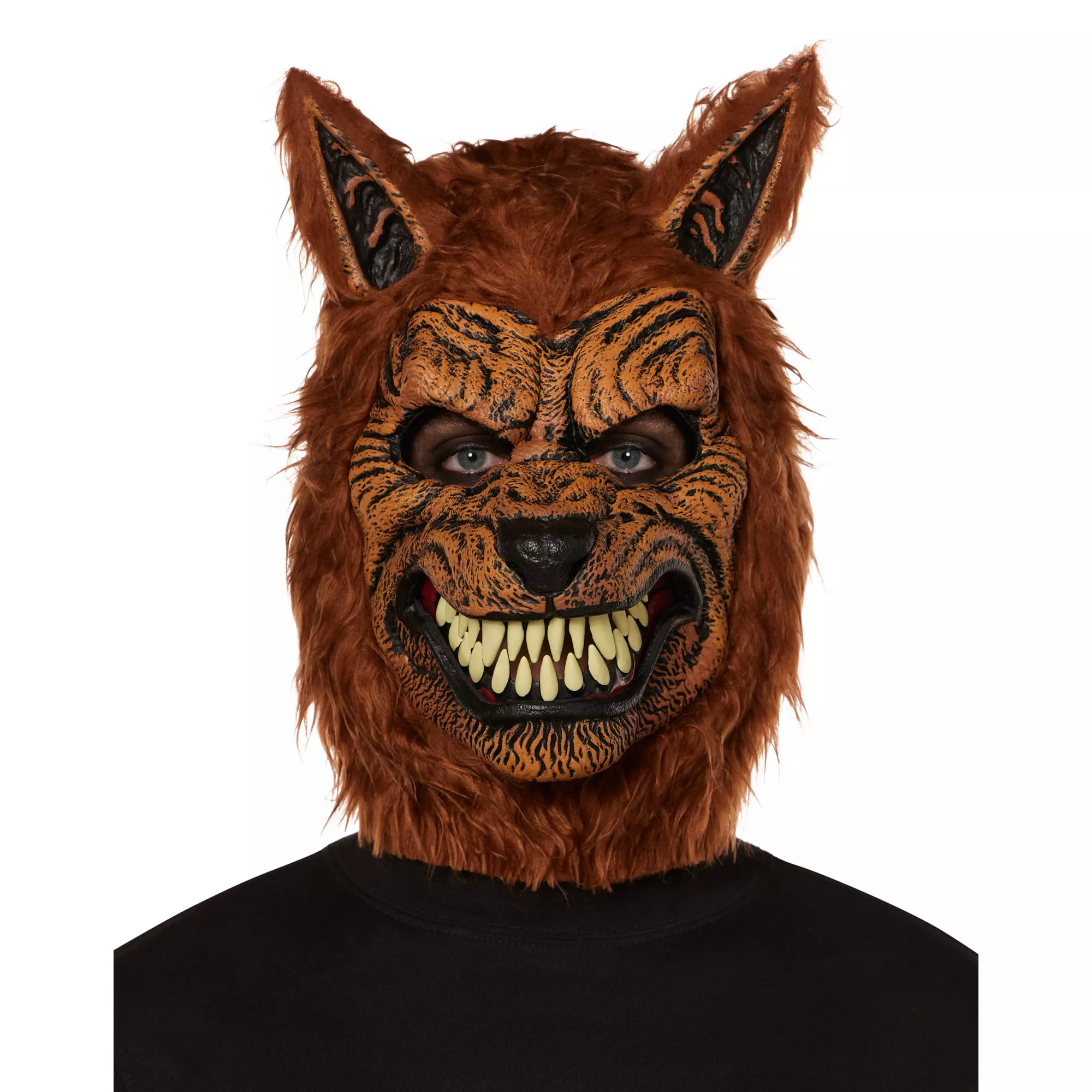 Animotion Brown Werewolf Full Mask at Spencer's