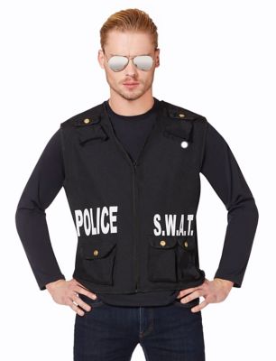 Spirit Halloween Kit de disfraz SWAT para adultos | SWAT Cosplay | Disfraz  de oficial de policía | Disfraz de policía | Disfraz fácil