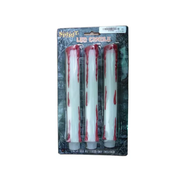 Flameless Blood Drip Replacement Candles - 3 Pack at Spirit Halloween