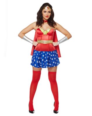 Adult Wonder Woman Corset Costume - DC Comics - Spirithalloween.com