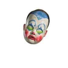 Clown Doll Half Mask at Spencer's