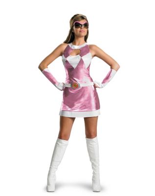 Pink power ranger fancy dress sale