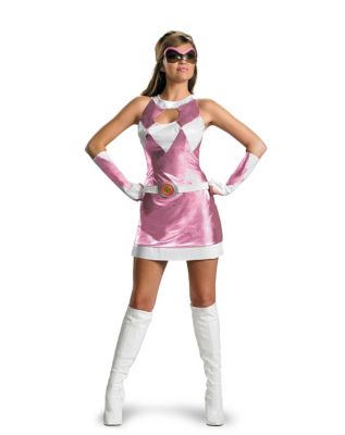 Adult Pink Power Ranger Costume - Power Rangers - Spirithalloween.com