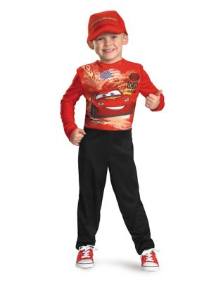 Cars 2 Lightning McQueen Boys Costume - Spirithalloween.com