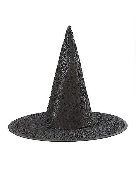 Black Gothic Witch Hat - Spirithalloween.com