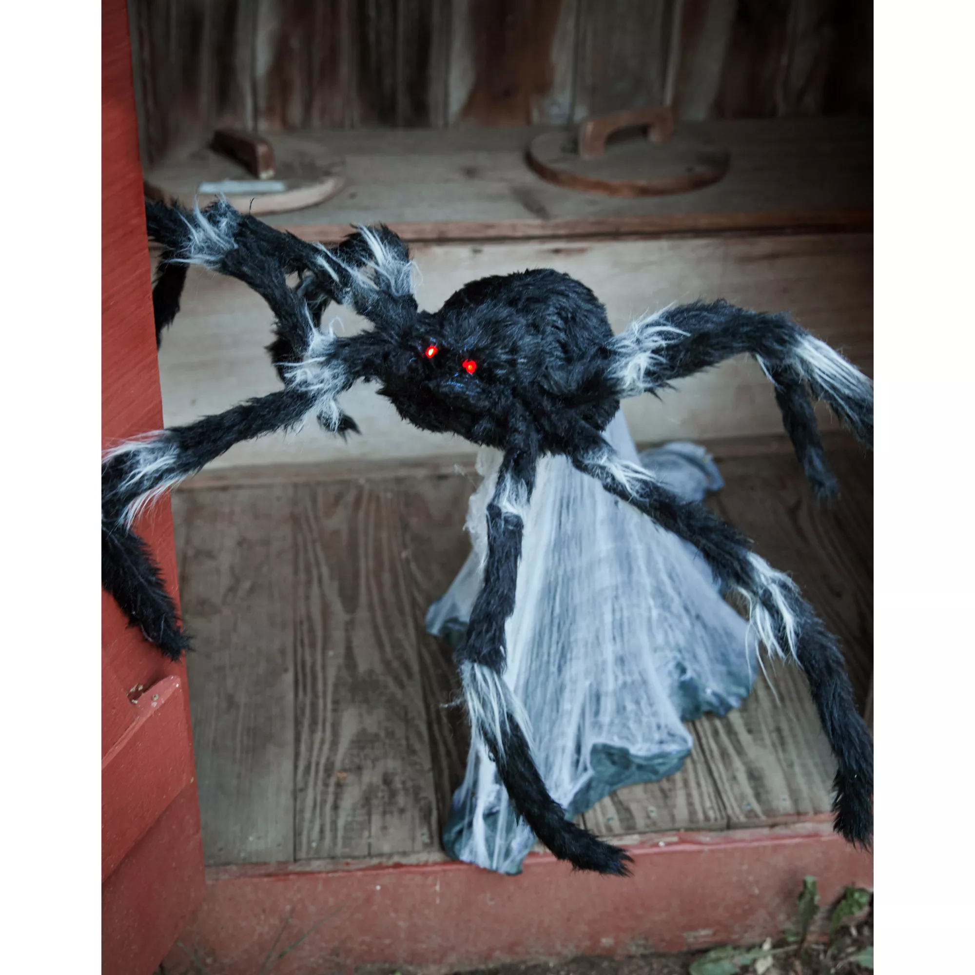 21 In LED Black Jumping Spider Animatronic at Spirit Halloween