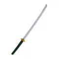 Ninja Katana Sword with Black and Green Grip at Spencer's