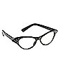 '50s Black Rhinestone Glasses