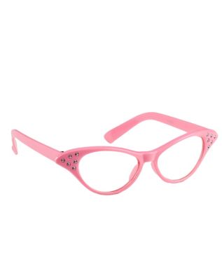 '50s Pink Rhinestone Glasses