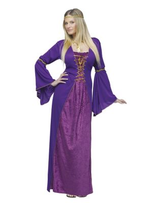 spirit halloween purple dress Adult Dark Goddess Costume