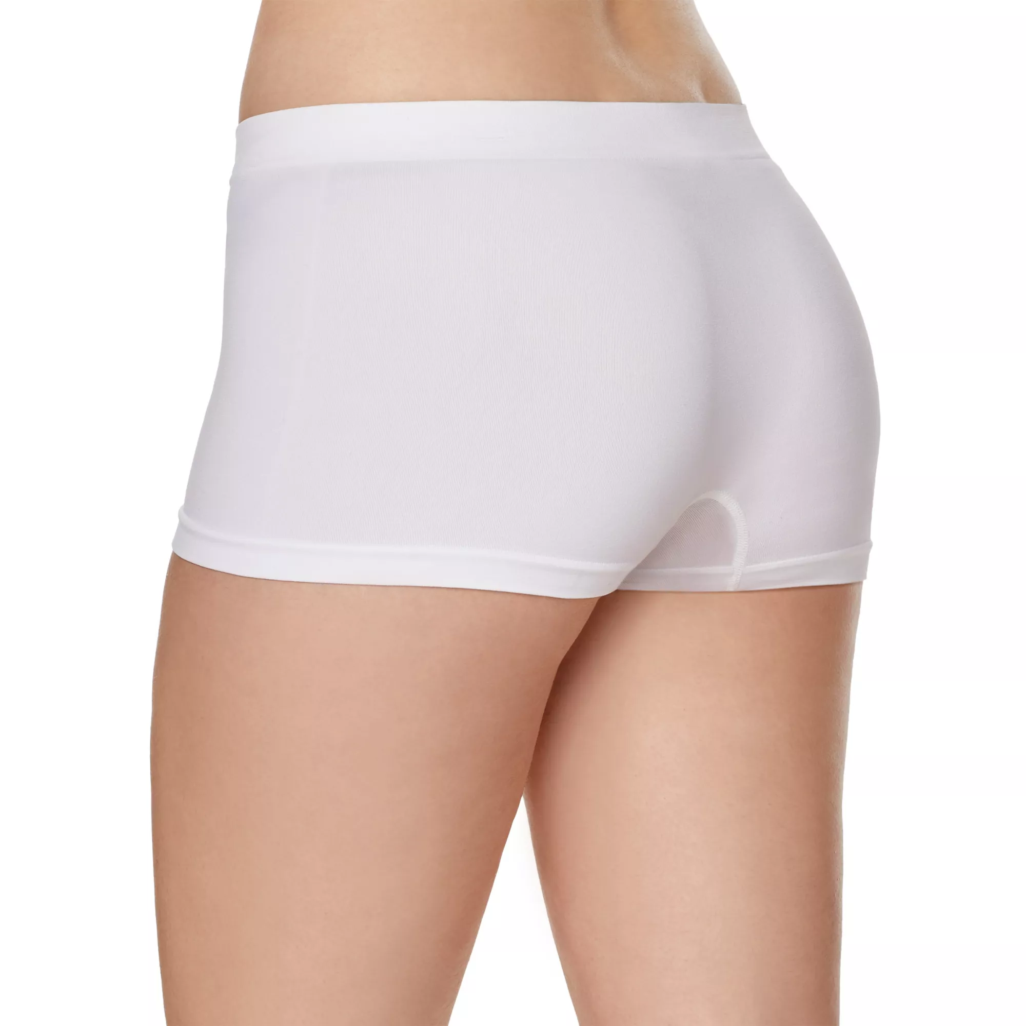 Seamless Boyshort Panties - White at Spencer's