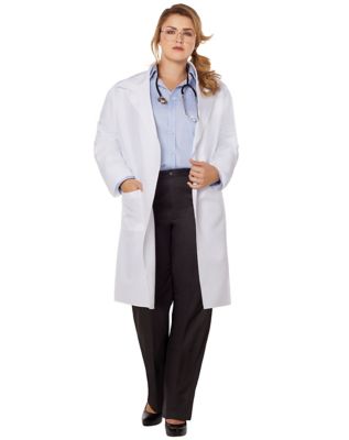 Plus size cheap lab coat